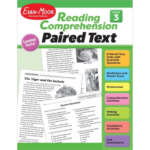 Reading Comprehension, Paired Text, Grade 3