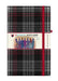 Auld Lang Syne Grey Tartan Notebook: Large 21cm x 13cm