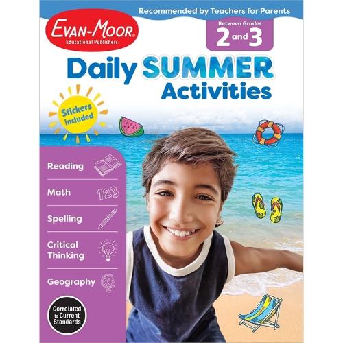 Daily Summer Activities Moving from 2nd to 3rd Gr