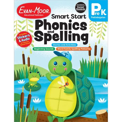 Smart Start: Phonics and Spelling, Grade Prek Workbook