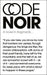 Code Noir