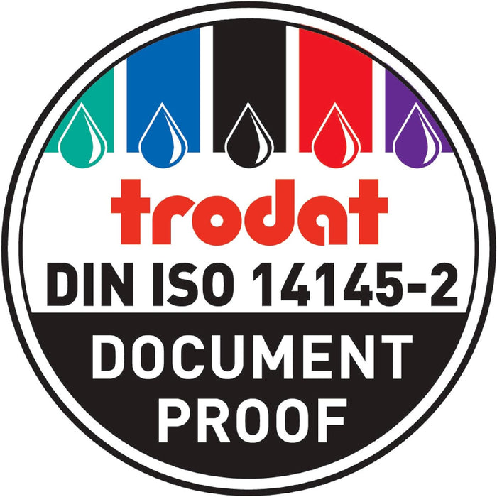 Trodat Replacement Pads, Printy 4912 Stamp, 2 pack, Black (6/4912BLK