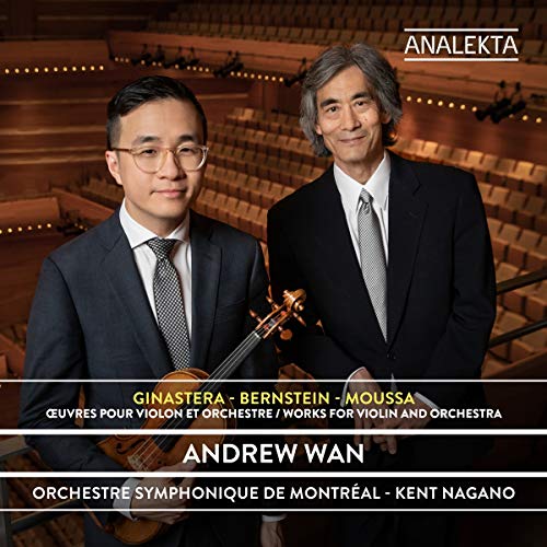 Ginastera/Bernstein/Moussa: Works for Violin and Orchestra