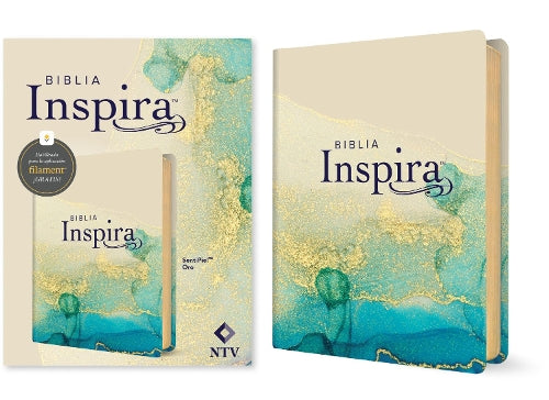 Biblia Inspira NTV con Filament (SentiPiel, Oro)
