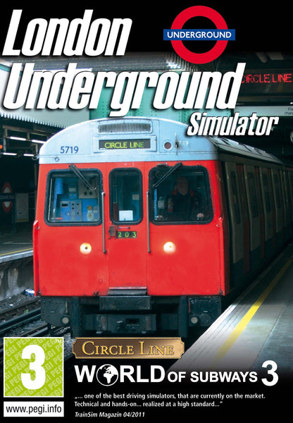 London Underground Simulator - World of Subways 3 (PC CD
