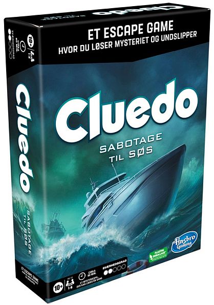 Cluedo Clue Sabotage on the High Seas, An Escape & Solve Mystery Game, Board Game for Ages 10+