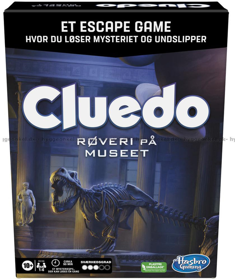 Cluedo Clue Board Game Robbery at the Museum, Clue Escape Room Game, Cooperative Family Game