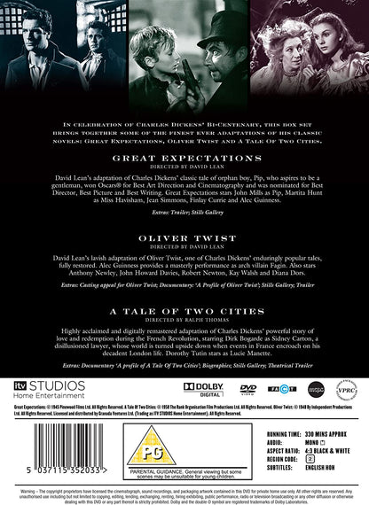 Charles Dickens Box Set (Great Expectations, Oliver Twist & A Tale Of Two Cities)