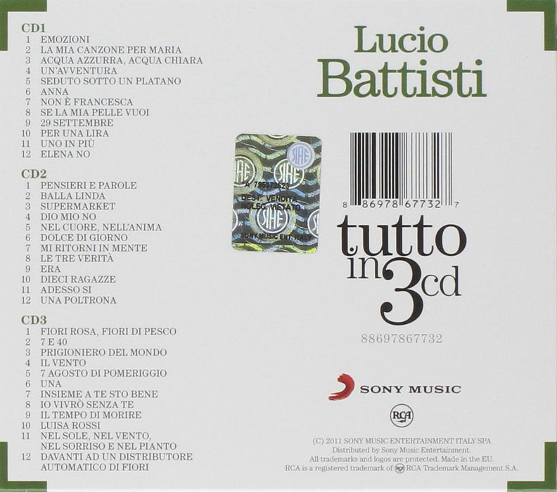 Tutto in 3 CD