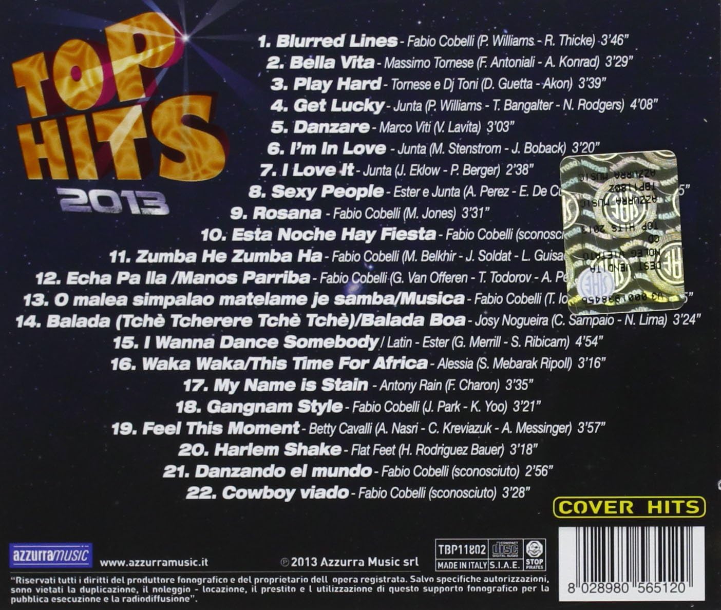 Top Hits 2013 Estate (Cover Hits)