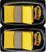 Post-it Index Flags - Dual Pack 25mm - Yellow (50 Flags x 2
