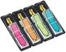 Post-it 684ARR4 12 x 43 mm Index Arrows Repositionable, 4 Bright Colours - Blue, Green, Pink, Yellow, Pack of 96