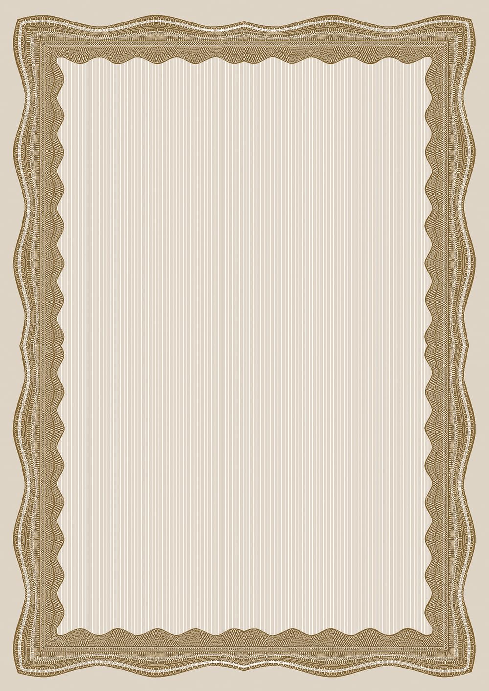 Computer Craft A4 Certificate Papers with Foil Seals, 90gsm, Bronze Wave