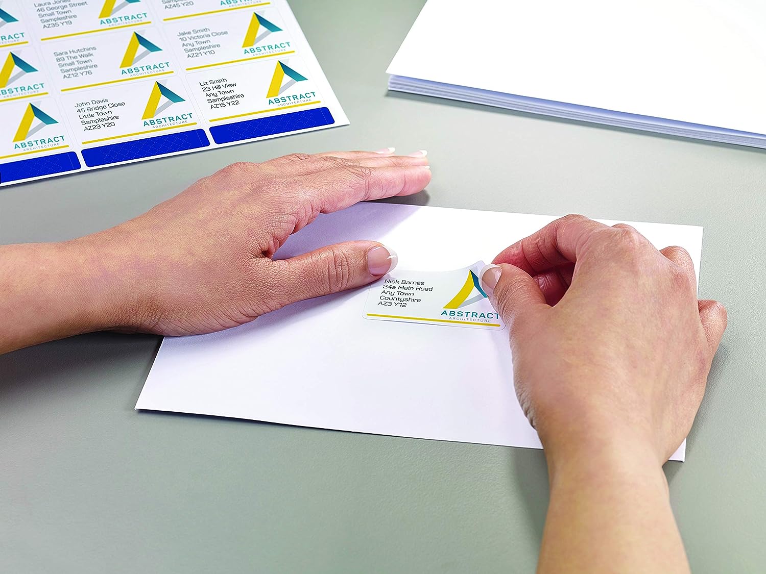 Avery Self Adhesive Address Mailing Labels, Laser Printers, (Amazon FBA Barcode Labels), 24 Labels Per Sheet, 100 sheets, 2400 labels, UltraGrip (L7159), White
