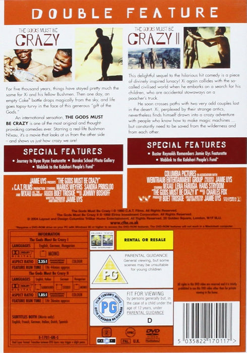 The Gods Must Be Crazy 1 And 2