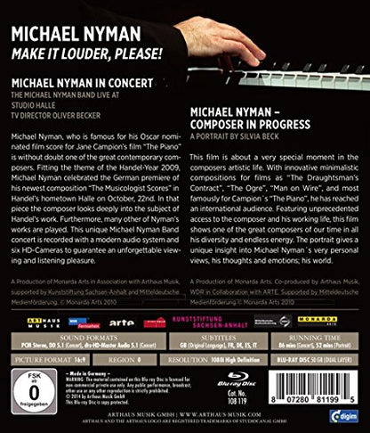 Michael Nyman In Progress & Concert