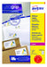 Avery Self-Adhesive Address Mailing Labels, Laser Printers, 18 Labels Per A4 Sheet, 720 labels, UltraGrip (L7161