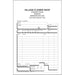 Rexel Twinlock Scribe 855 Sales Receipt 3 Part Refill (Pack of 75