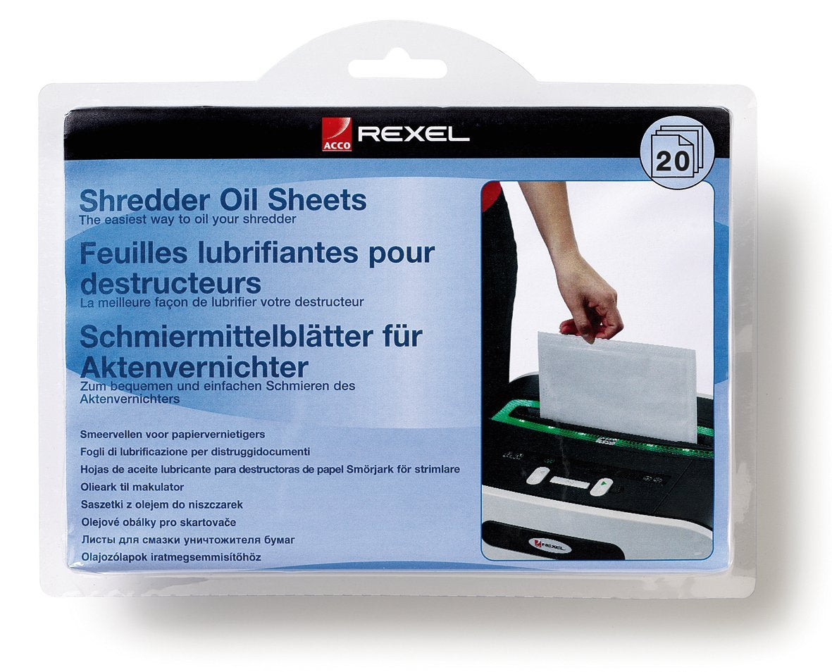 Rexel Shredder Oil Sheets (20