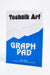 Clairefontaine - Ref XPG6Z - Technik Art - Graph Pad, A4 210 x 297mm, Quadrille, 70gsm Paper, 5mm Blue Square Grid, 40 Sheets, Suitable for Photocopying - Blue & White