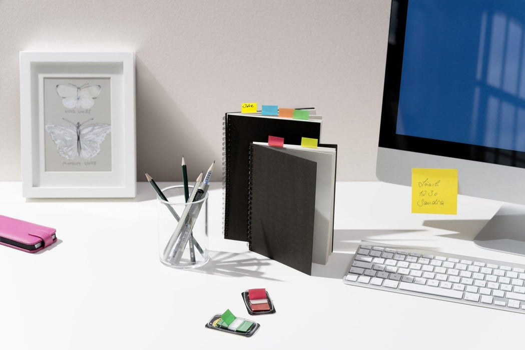 Post-it Index 680-R2EU 25mm x 43.2mm Flags Dual Pack in 2 Dispensers - Red (100 Sheets