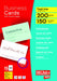 DECAdry TopLine Business Cards Straight White - Ref OCC3342 (Pack 150
