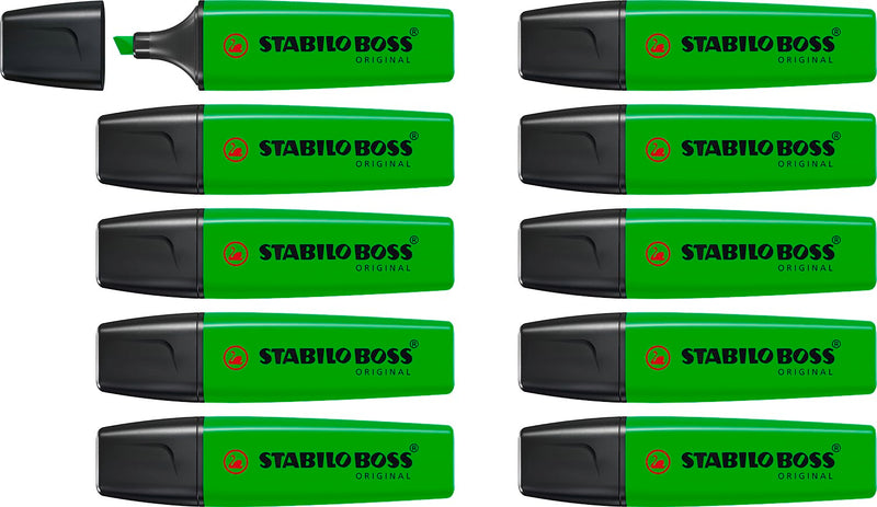 Highlighter - STABILO BOSS ORIGINAL - Pack of 10