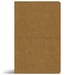 CSB Thinline Reference Bible, Digital Study Edition, Camel Suedesoft Leathertouch