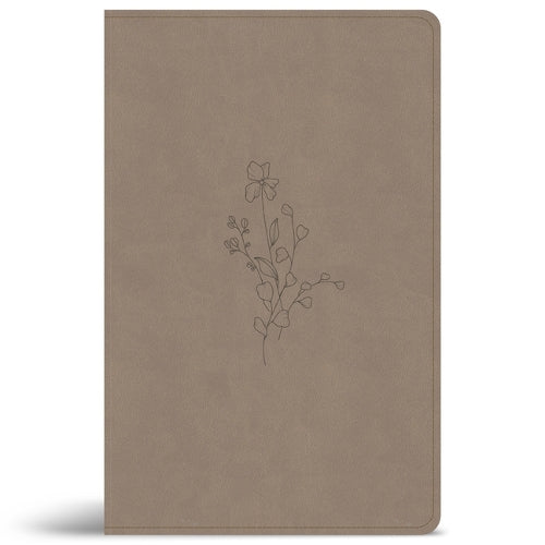CSB Thinline Reference Bible, Digital Study Edition, Earth Suedesoft Leathertouch