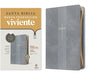 Biblia de Referencia En La Columna Central Ntv, Letra Grande de Zï½per Con Filament (Sentipiel, Gris, ï½ndice, Letra Roja)
