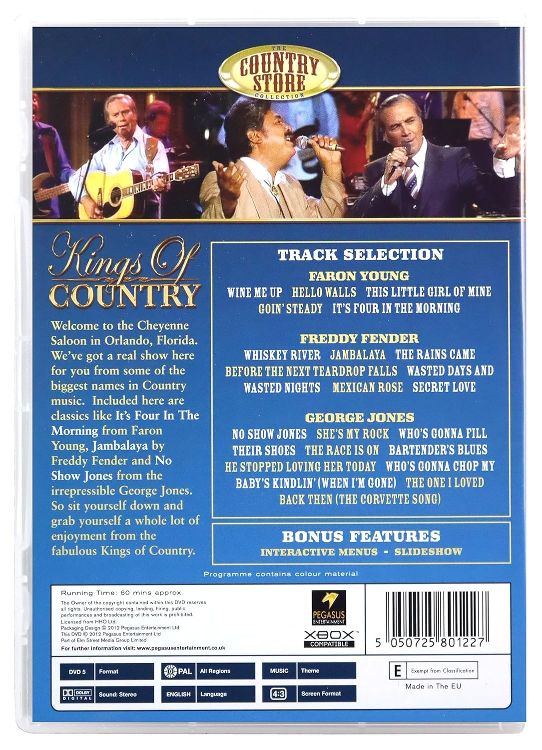 Faron Young/Freddy Fender/George Jones - Kings of Country