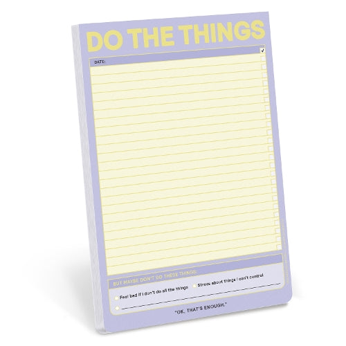 Knock Knock Do the Things Pad (Pastel Version)