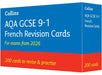 AQA GCSE 9-1 French Vocabulary Revision Cards