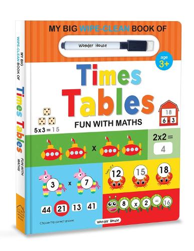 My Big Wipe and Clean Book of Times Tables for Kids Fun with Maths