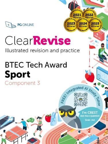 ClearRevise BTEC Level 1/2 Tech Award Sport: Component 3