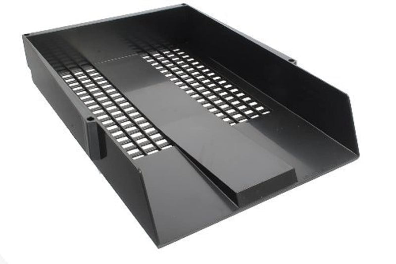 Avery 44CHAR Original Single Letter Tray/Intray, 254 x 63 x 360 mm - Black