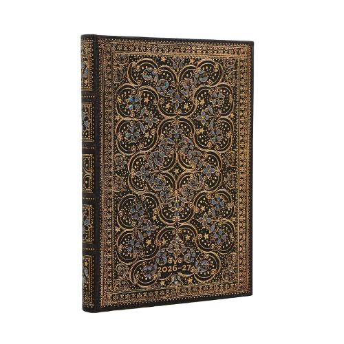 2027 Restoration (The Queen’s Binding) Midi 18-Month Hardcover Dayplanner (Elastic Band Closure) Horizontal