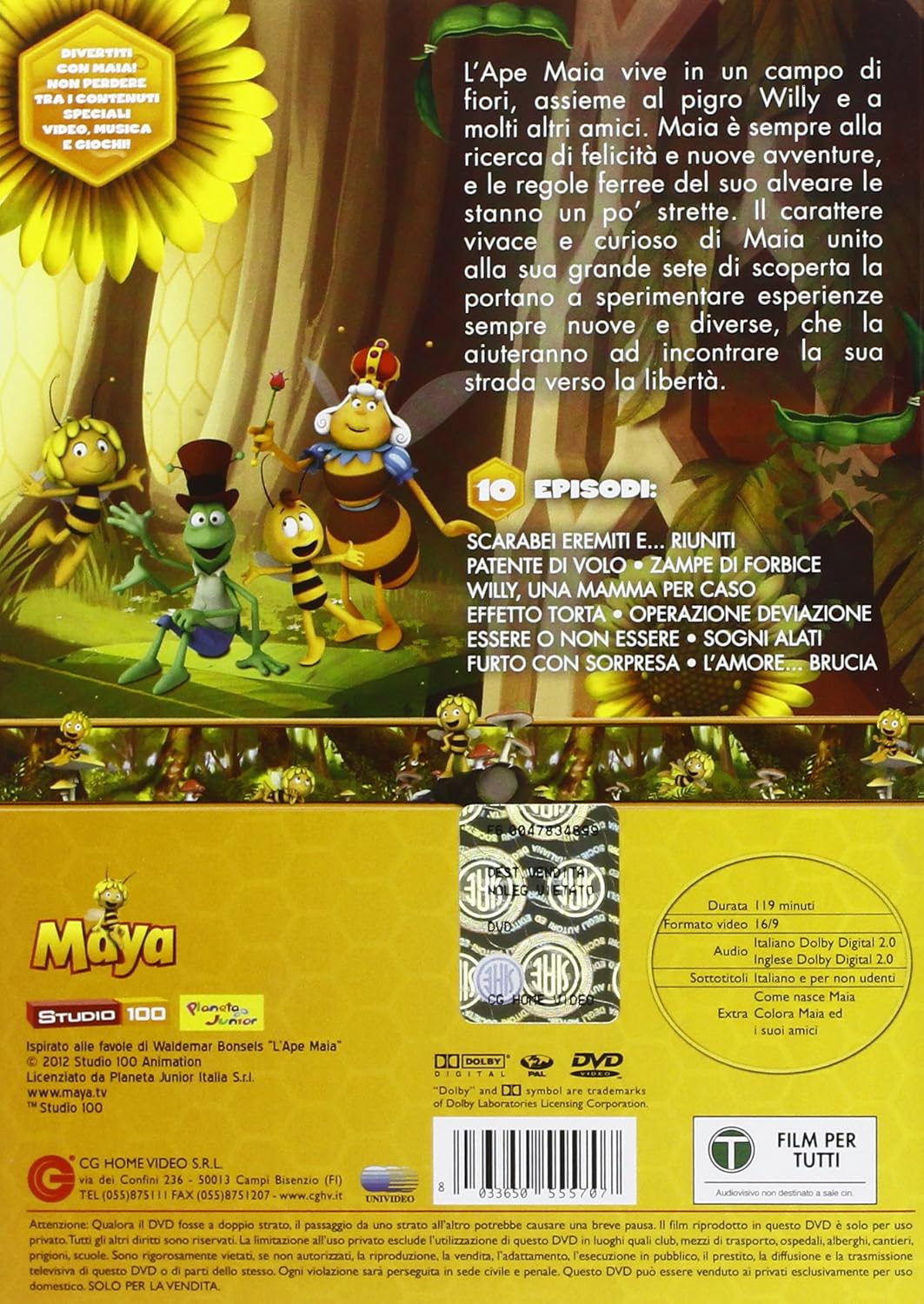 Maya the Bee - Volume 3 ( Mitsubachi Maya no boken ) ( Maya the Honey Bee - Volume Three )