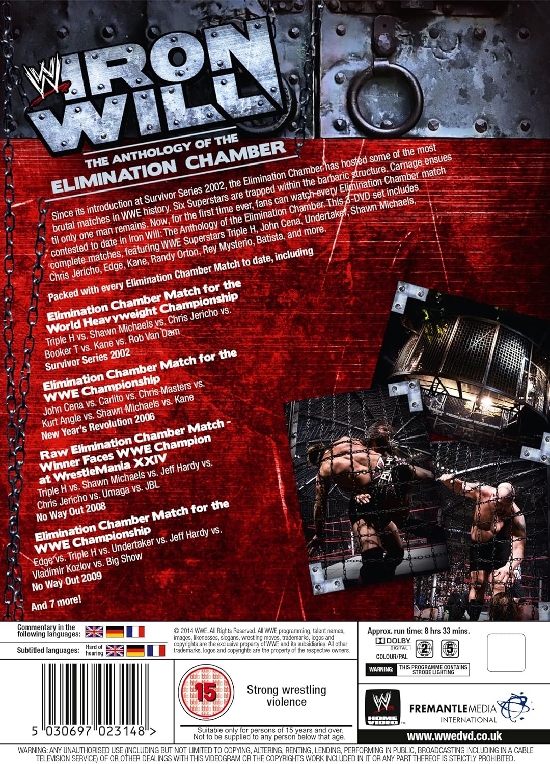 WWE: Iron Will - The Elimination Chamber Anthology