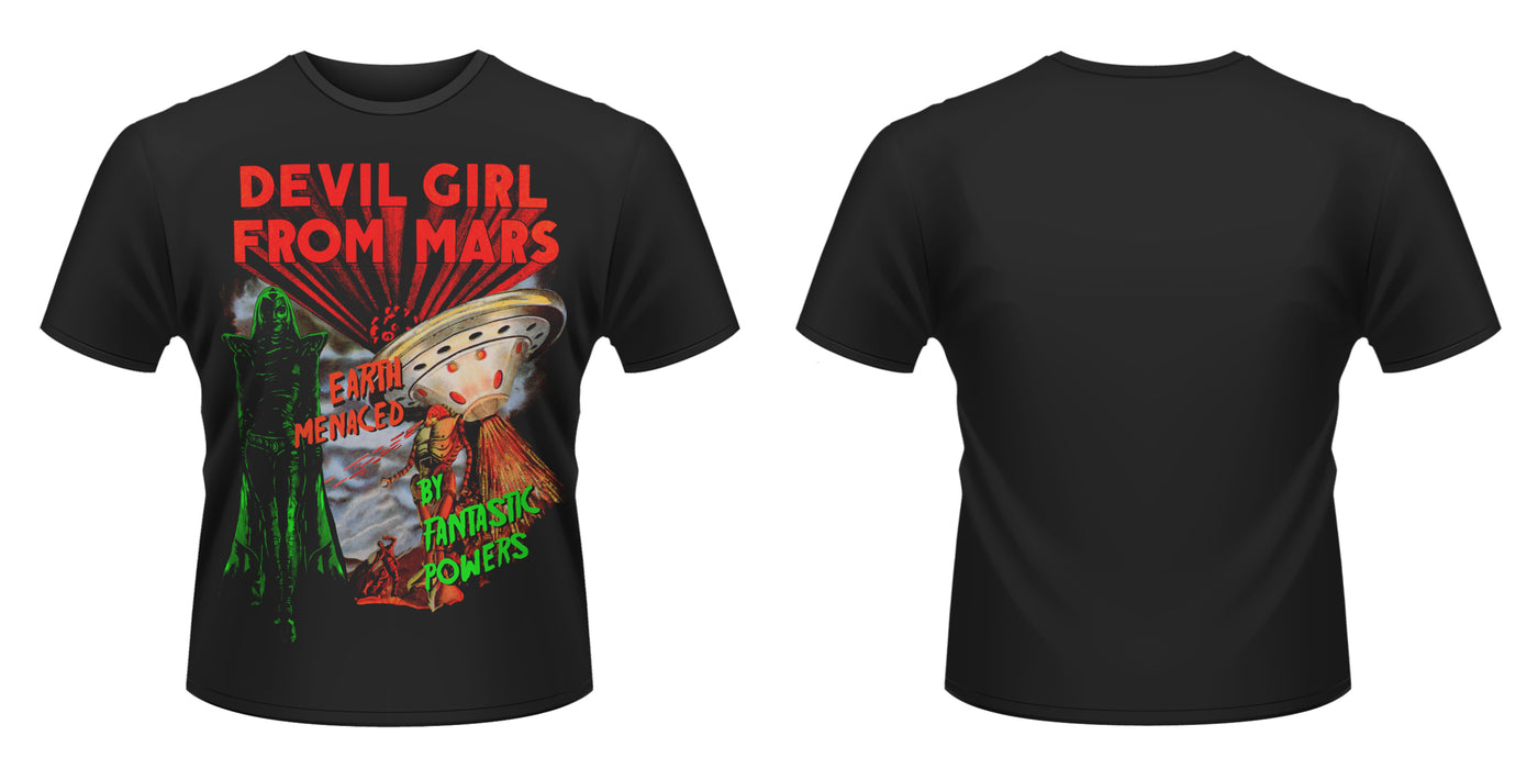 DEVIL GIRL FROM MARS - DEVIL GIRL FROM MARS BLACK T-Shirt Large