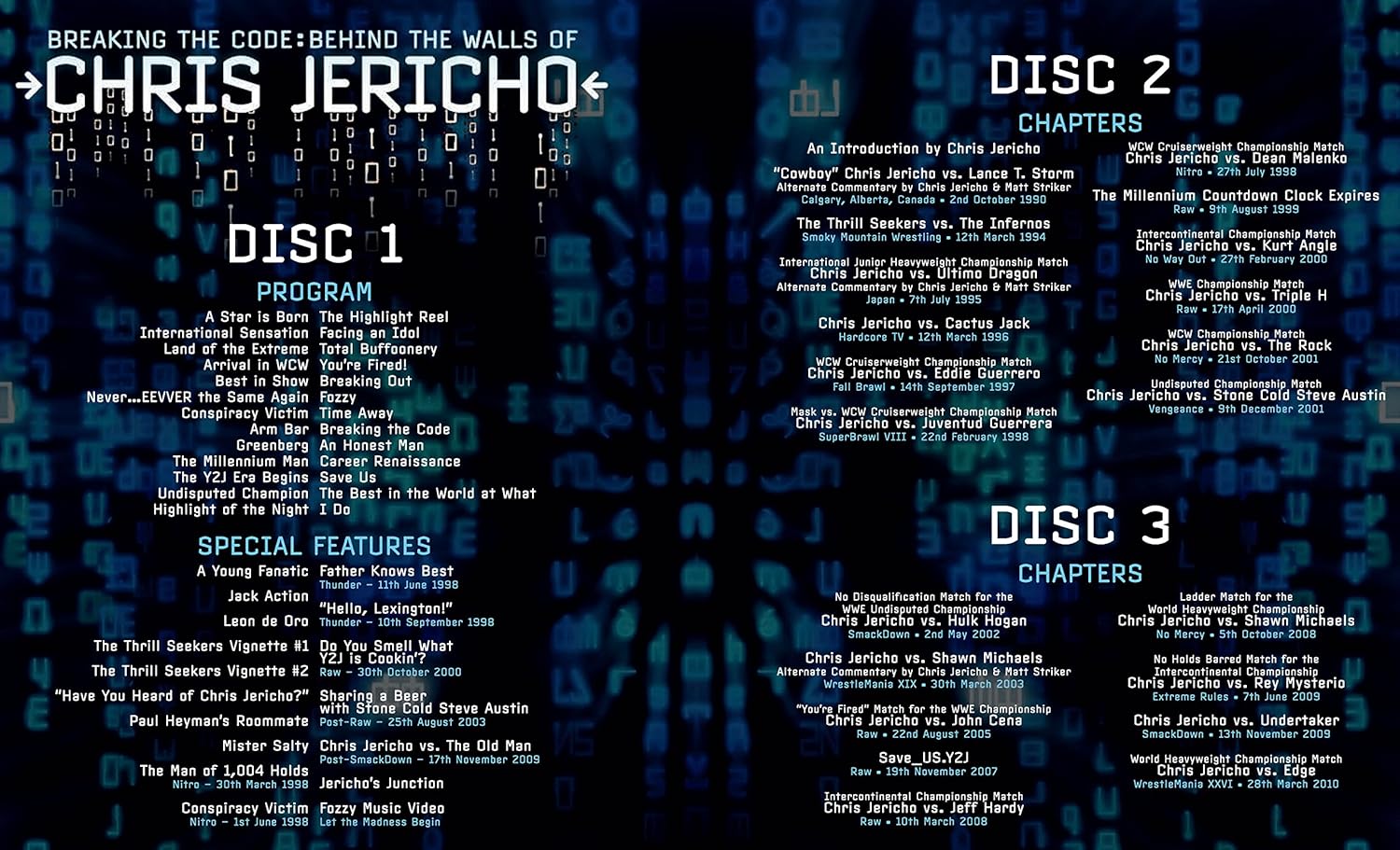 WWE - Chris Jericho - Behind The Walls