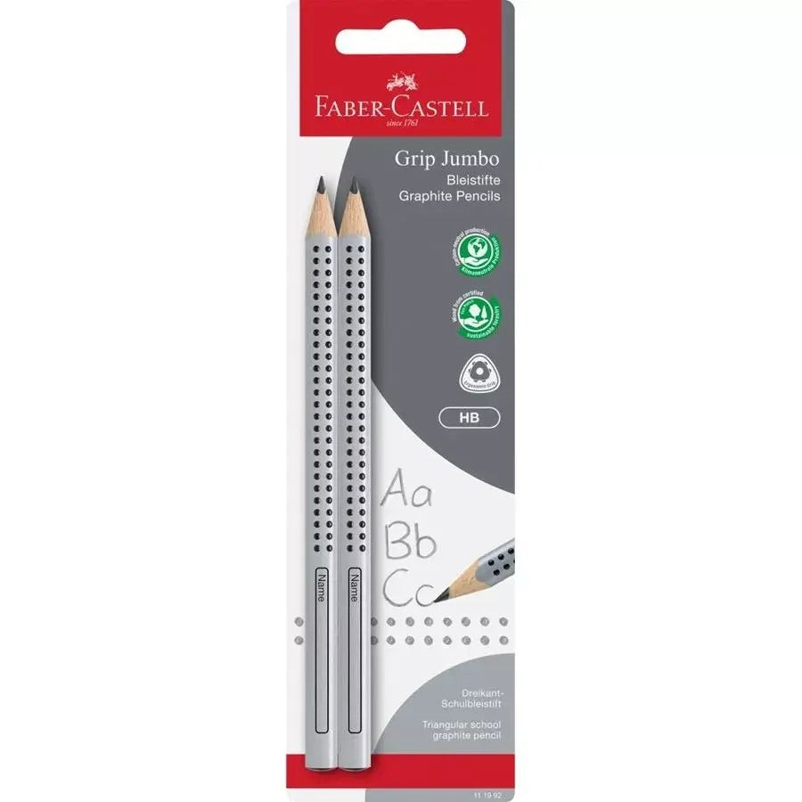 Faber-Castell Jumbo Grip HB 111992 Pencil Set of 2