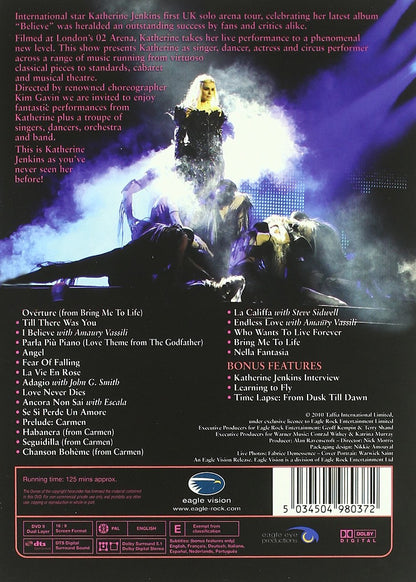 Believe: Live From The O 2 (DVD