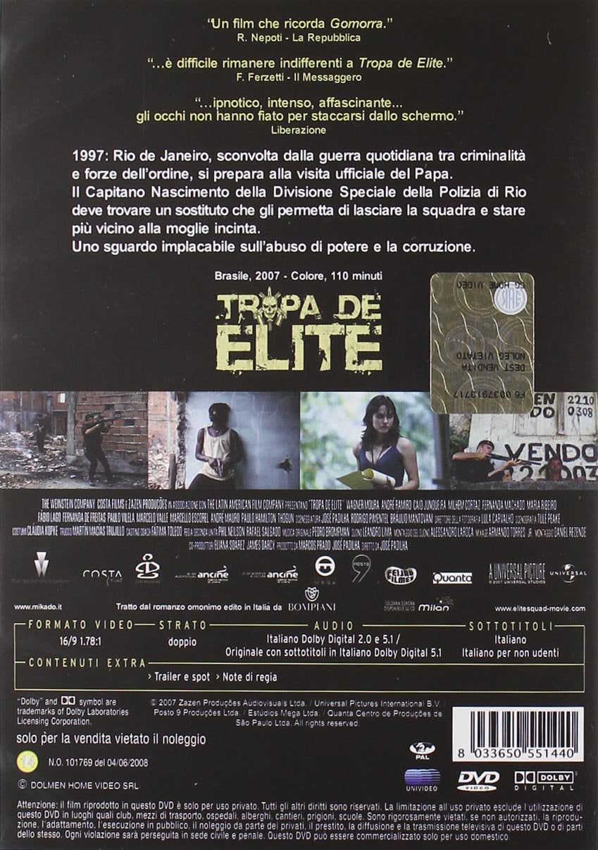 Tropa De Elite - Gli Squadroni Della Morte