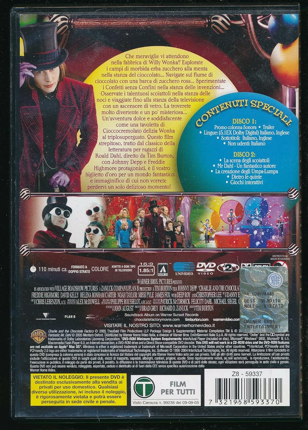 La Fabbrica Di Cioccolato (Special Edition) (2 Dvd