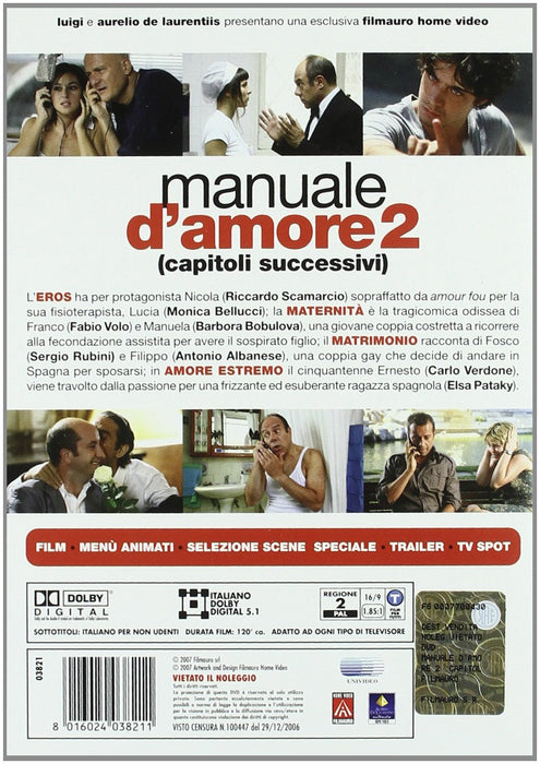 manuale d'amore 2 - capitoli successivi Italian Import