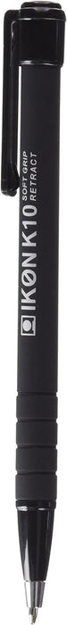 Hainenko K10-01 Value 0.7 mm Soft Grip Retractable Ball Pen