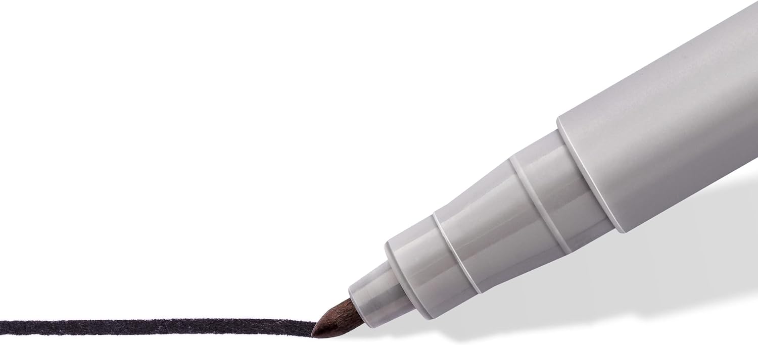 STAEDTLER 315-9 Lumocolor Non-Permanent Pen, Medium Line Width, 1.0mm - Black (Box of 10