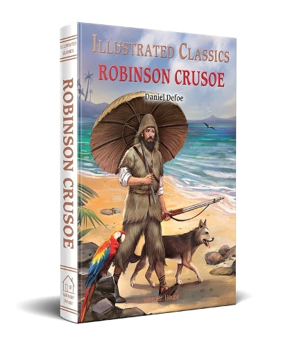 Illustrated Classics - Robinson Crusoe: Abridged Novels With Review Questions
