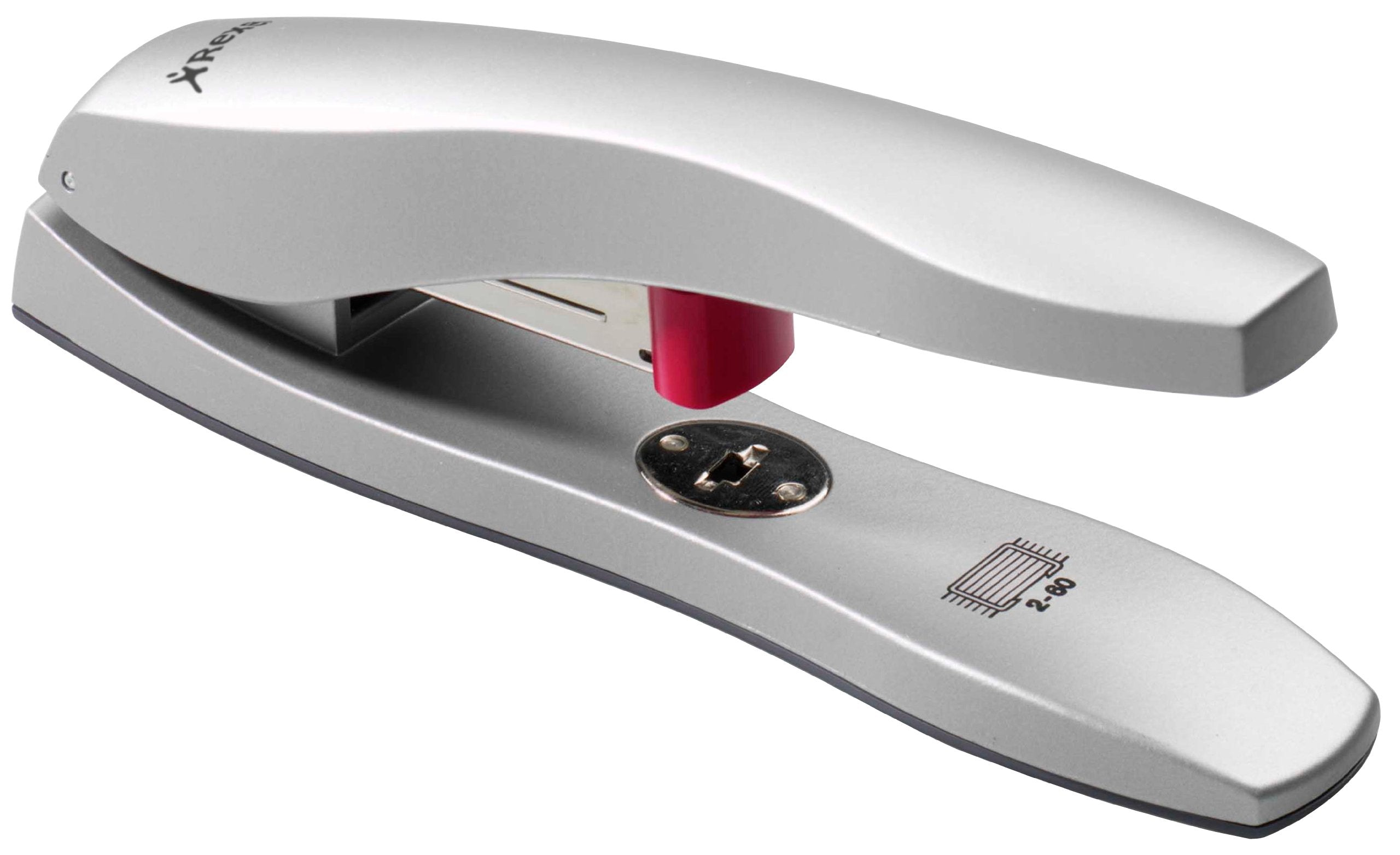 Rexel Odyssey Heavy Duty Stapler, 60 Sheet Capacity, Includes Odyssey Staples, Metal Body, Silver, 2100048